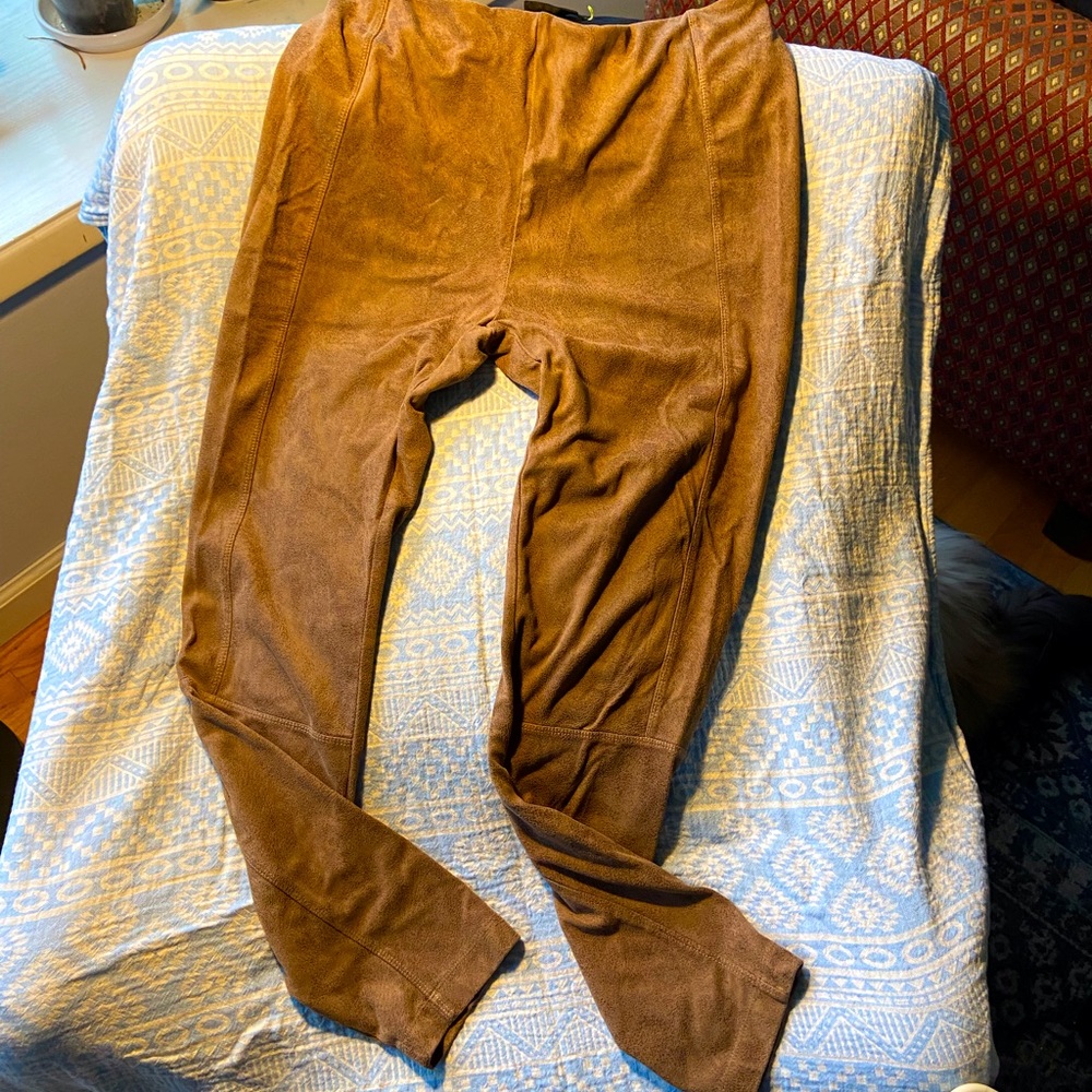 Lysse Rustic Faux Leather/Suede Soft Leggings